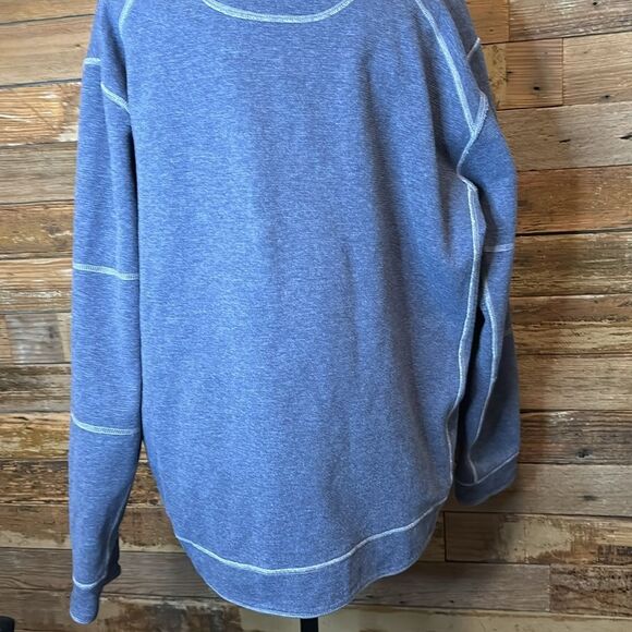 TOMMY BAHAMA reversible long sleeve pullover with zipper 2 in 1 - Picture 5 of 10